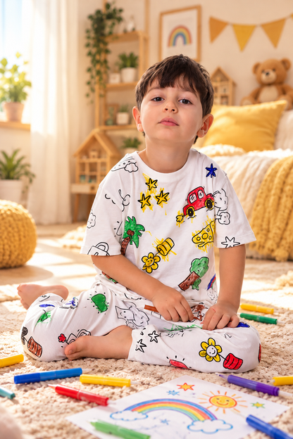 Hayalino™ Boyanabilir Pijama Takımı