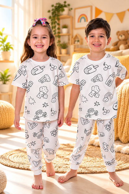 Hayalino™ Boyanabilir Pijama Takımı